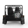 BECOMING THE BEST VERSION BLACK CARBON FIBER TIRE COVER FOR MOKE
