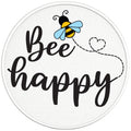 BEE HAPPY BLACK TIRE COVER