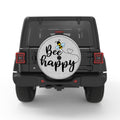 BEE HAPPY WHITE TIRE COVER