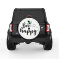 BEE HAPPY WHITE TIRE COVER