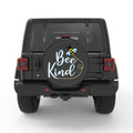 BEE KIND PEARL  WHITE CARBON FIBER TIRE COVER