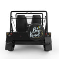 BEE KIND BLACK CARBON FIBER TIRE COVER FOR MOKE