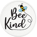 BEE KIND PEARL  WHITE CARBON FIBER TIRE COVER