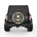 BEE STRONG HUMBLE BLACK CARBON FIBER TIRE COVER
