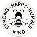 BEE STRONG HUMBLE BLACK TIRE COVER