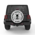 BEE STRONG HUMBLE WHITE TIRE COVER