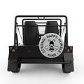 BEE STRONG HUMBLE SILVER CARBON FIBER TIRE COVER FOR MOKE