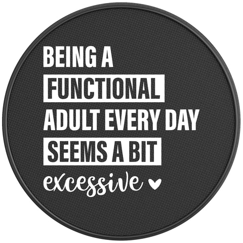 BEING AN ADULT SEEM A BIT EXCESSIVE PEARL  WHITE CARBON FIBER TIRE COVER