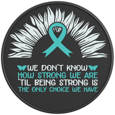 BEING STRONG BLACK CARBON FIBER TIRE COVER