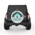 BEING STRONG SILVER CARBON FIBER TIRE COVER