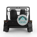 BEING STRONG SILVER CARBON FIBER TIRE COVER FOR MOKE