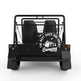 BEST DAYS CAMPING BLACK TIRE COVER FOR MOKE