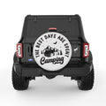 BEST DAYS CAMPING PEARL  WHITE CARBON FIBER TIRE COVER
