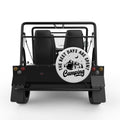 BEST DAYS CAMPING WHITE CARBON FIBER TIRE COVER FOR MOKE