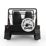 BEST DAYS CAMPING WHITE TIRE COVER FOR MOKE