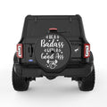 BE A BADASS BLACK TIRE COVER