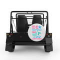 BE A MERMAID MAKE WAVES WHITE TIRE COVER FOR MOKE