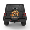 BE KIND BLACK CARBON FIBER TIRE COVER