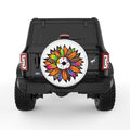 BE KIND SUNFLOWER WHITE TIRE COVER