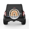 BE KIND SILVER CARBON FIBER TIRE COVER