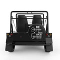 BE STRONGER THAN YOUR EXCUSES BLACK TIRE COVER FOR MOKE