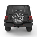 BE THE ENERGY BLACK CARBON FIBER TIRE COVER
