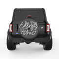 BE THE ENERGY BLACK CARBON FIBER TIRE COVER