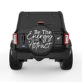 BE THE ENERGY BLACK TIRE COVER