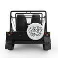BE THE ENERGY WHITE TIRE COVER FOR MOKE
