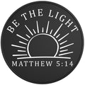 BE THE LIGHT BLACK TIRE COVER