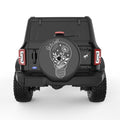 BE THE LIGHT BLACK CARBON FIBER TIRE COVER
