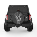 BE THE LIGHT BLACK TIRE COVER