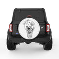 BE THE LIGHT WHITE TIRE COVER