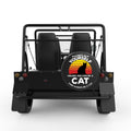 BE YOURSELF CAT BLACK CARBON FIBER TIRE COVER FOR MOKE