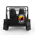 BE YOURSELF CAT BLACK TIRE COVER FOR MOKE