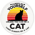 BE YOURSELF CAT BLACK TIRE COVER