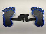 BEAR PAW FOOT PEGS FOR JEEP WRANGLER AND JEEP GLADIATOR in Blue Color