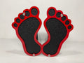 BARE FEET HITCH COVER FOR ANY 2 INCH RECEIVER in RED For Jeep Wrangler JL and JK and JT