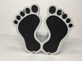 BARE FEET HITCH COVER FOR ANY 2 INCH RECEIVER in WHITE For Jeep Wrangler JL and JK and JT