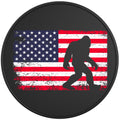 BIGFOOT AMERICAN FLAG BLACK TIRE COVER