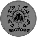 BIGFOOT COMPASS SILVER CARBON FIBER TIRE COVER