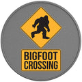 BIGFOOT CROSSING SILVER CARBON FIBER TIRE COVER