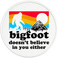 BIGFOOT DOESNT BELIEVE IN YOU EITHER BLACK TIRE COVER