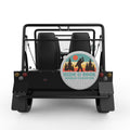 BIGFOOT HIDE AND SEEK SILVER CARBON FIBER TIRE COVER FOR MOKE