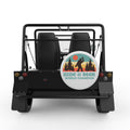 BIGFOOT HIDE AND SEEK WHITE CARBON FIBER TIRE COVER FOR MOKE