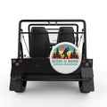 BIGFOOT HIDE AND SEEK WHITE TIRE COVER FOR MOKE