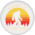 BIGFOOT IS MY SPIRIT ANIMAL WHITE TIRE COVER