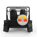 BIGFOOT MOM SILVER CARBON FIBER TIRE COVER FOR MOKE