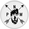 BIGFOOT PACIFIC NORTHWEST WHITE TIRE COVER