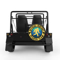 BIGFOOT SEARCH TEAM BLACK TIRE COVER FOR MOKE